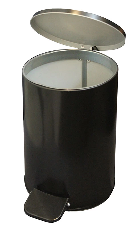 Урна с педалью 10л (черный)