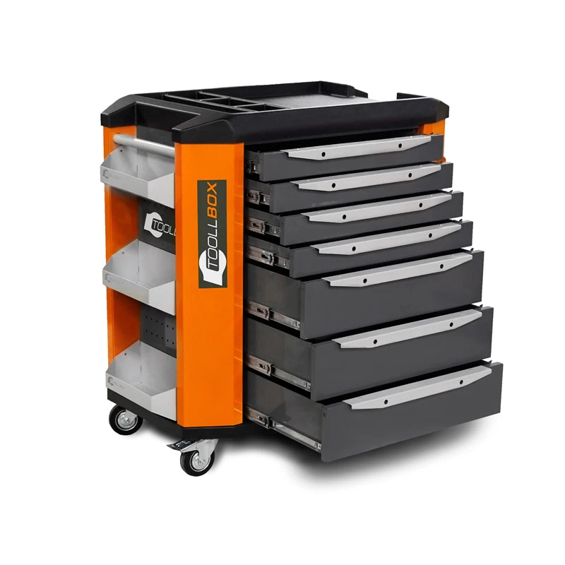Тележка инструментальная ToollBox TBP-7 (оранжевый)