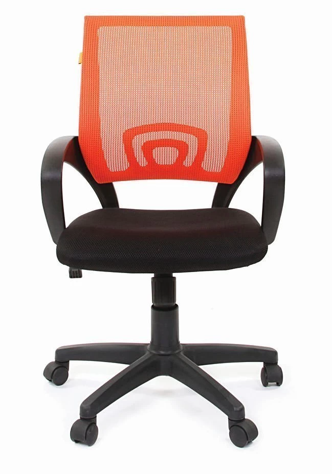 Кресло Chairman 696 (сетка оранжевая/ткань TW)