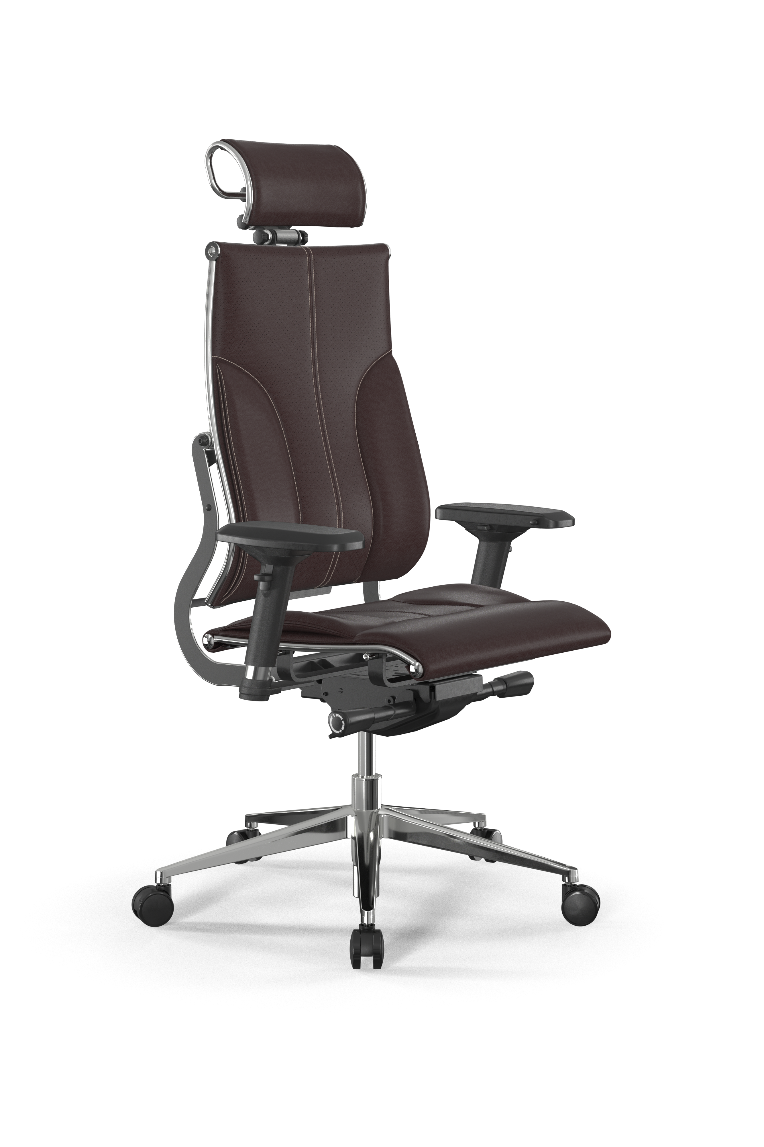 Кресло Метта Y 2D Move B2-10D/0092212 (экокожа Infinity Easy Clean темно-коричневая)